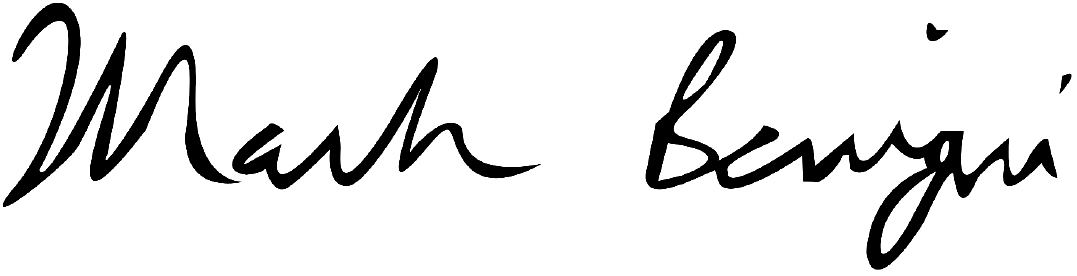 Mark Benigni's Signature