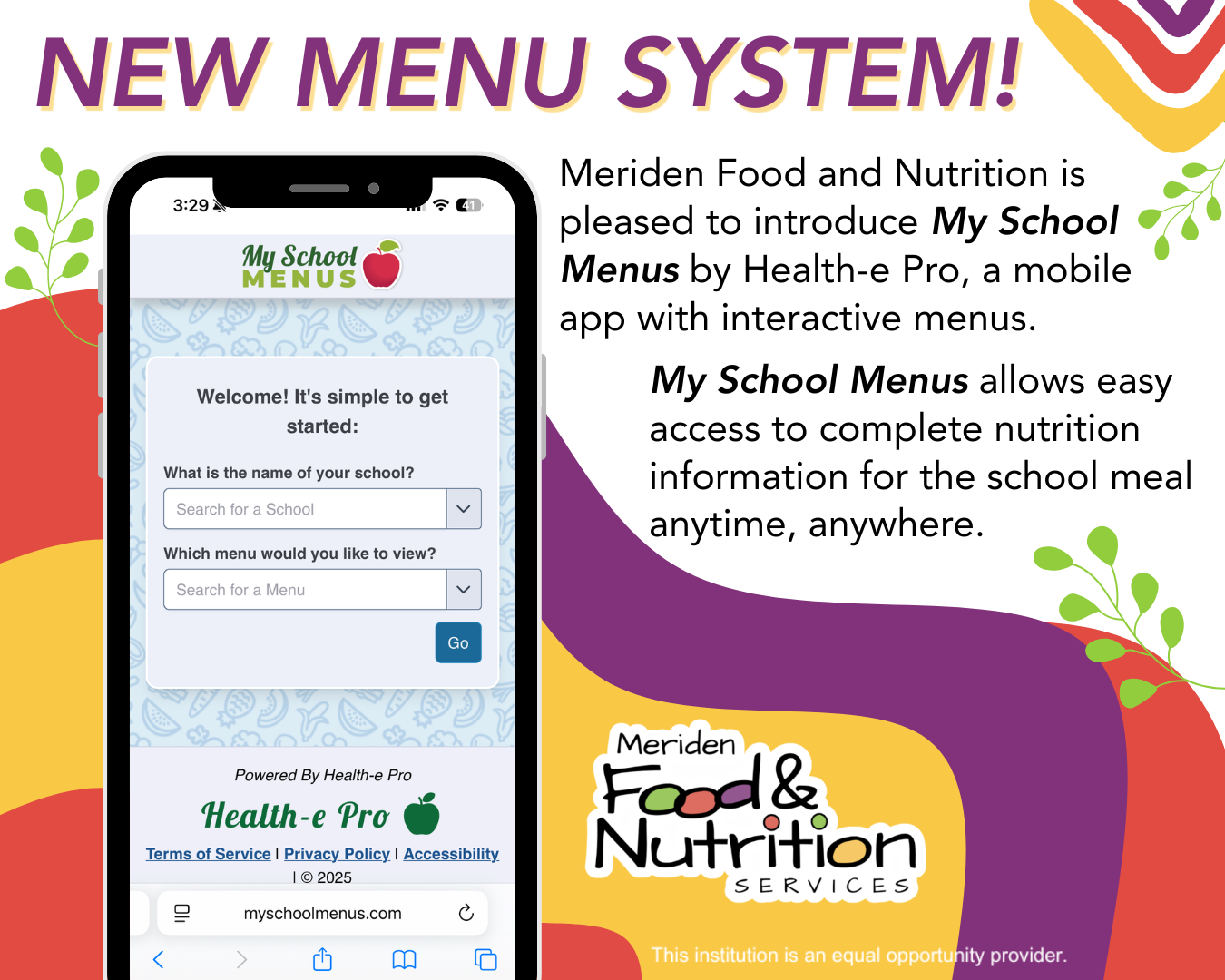 New Menu System